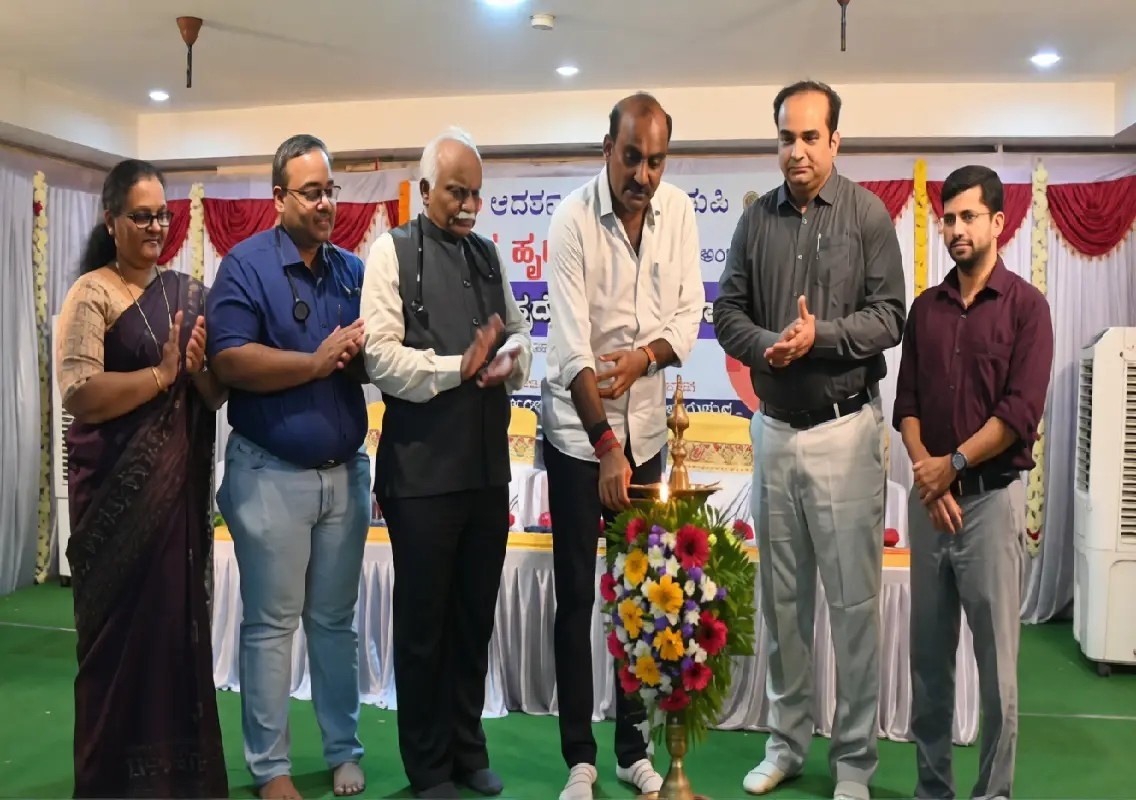 Adarsha Hospital organises free mega heart check-up camp - News Karnataka
