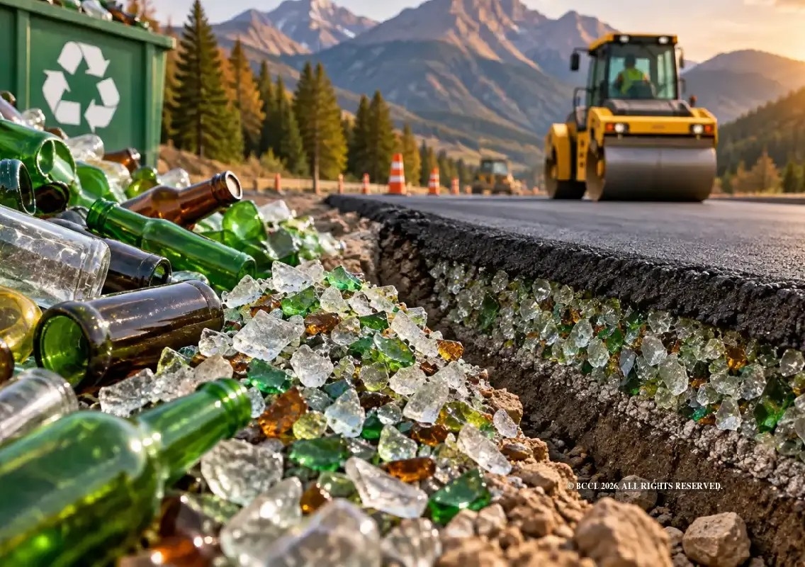 Arizona turns recycled glass into a smarter highway solution - News Karnataka