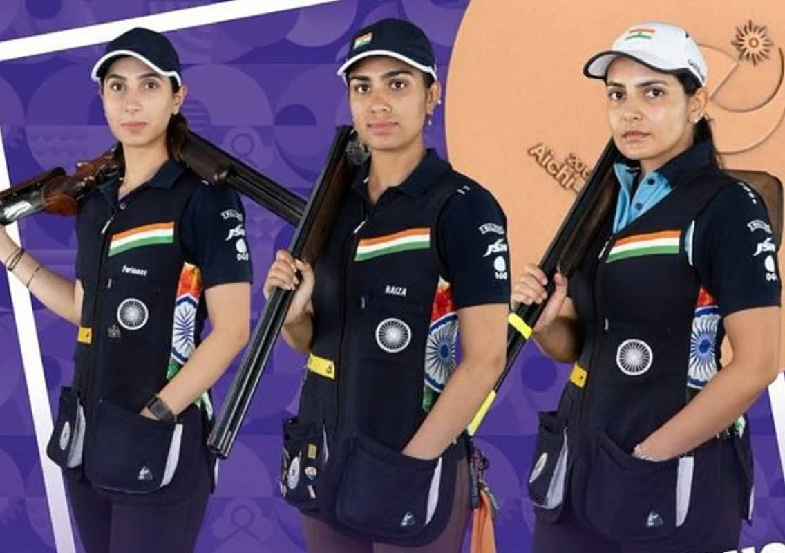 Indian women's skeet team wins Asian Games bronze - News Karnataka