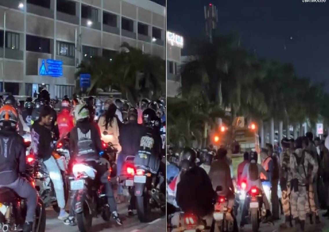 Bengaluru bikers take last ride before Airport Road ban - News Karnataka