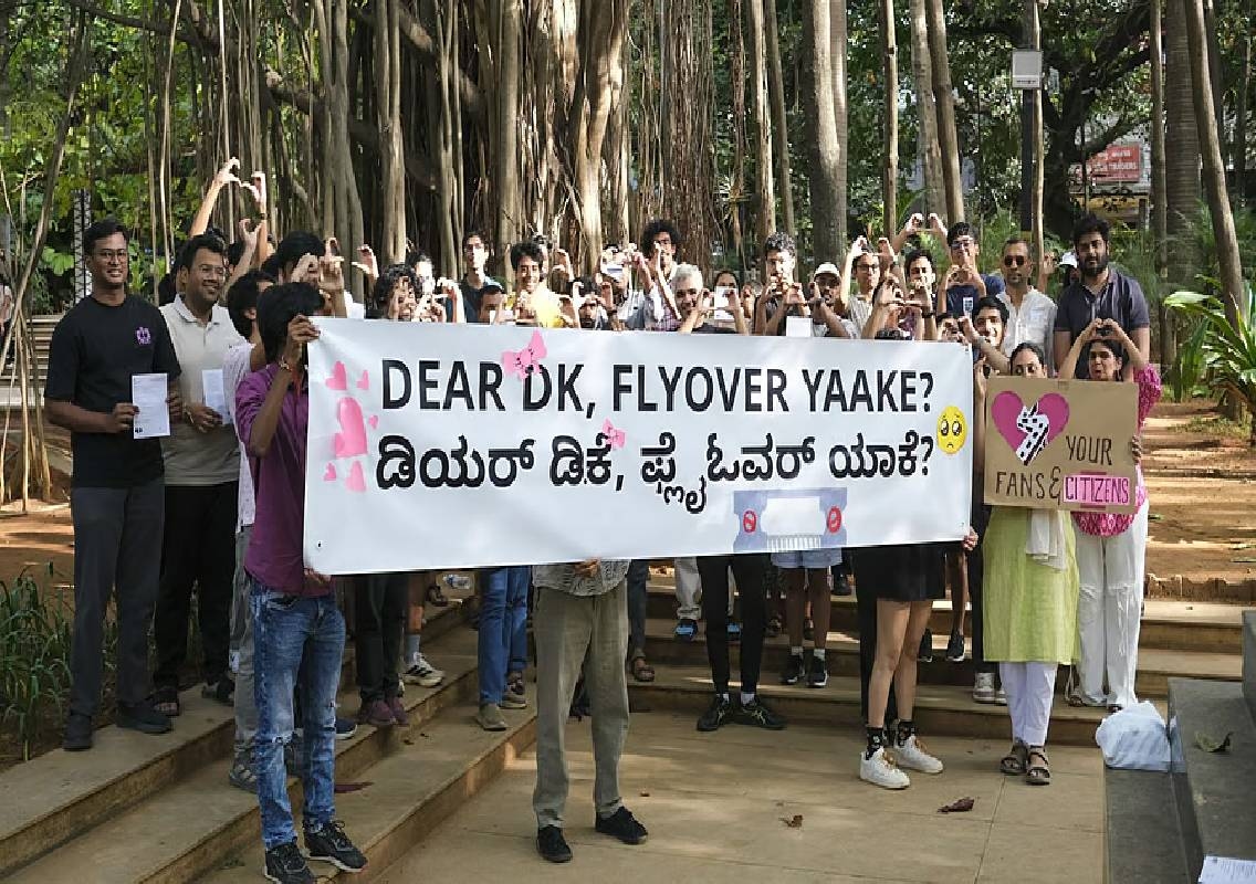 Bengaluru citizens question D K Shivakumar’s flyover plans - News Karnataka