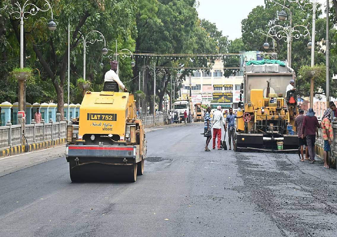 Bengaluru roadworks hit by construction material supply crunch - News Karnataka