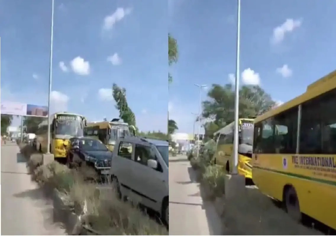 Bengaluru traffic leaves schoolchildren stranded for over two hours - News Karnataka