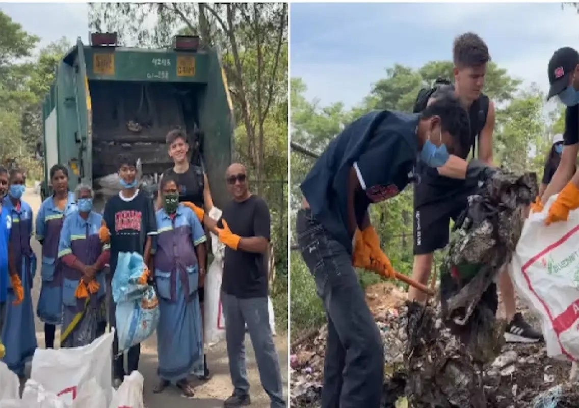 Bittu Tabahi leads 100-member team to clean Bengaluru’s Turahalli Forest: WATCH - News Karnataka