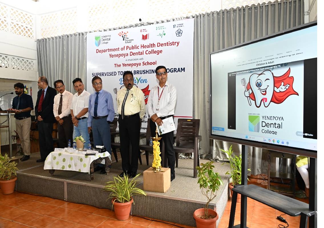 Yenepoya launches BrushYen oral hygiene programme - News Karnataka