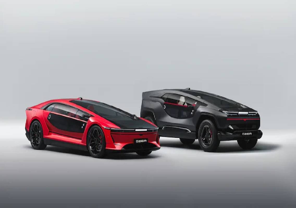 CEER Exobot EV unveiled with 1,111 hp, 670 km range - News Karnataka