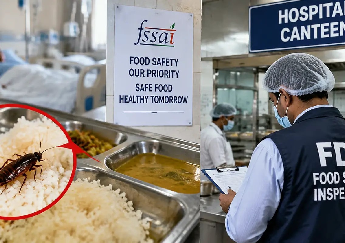 Cockroach in patient’s meal leads to canteen closure at Kalwa hospital - News Karnataka