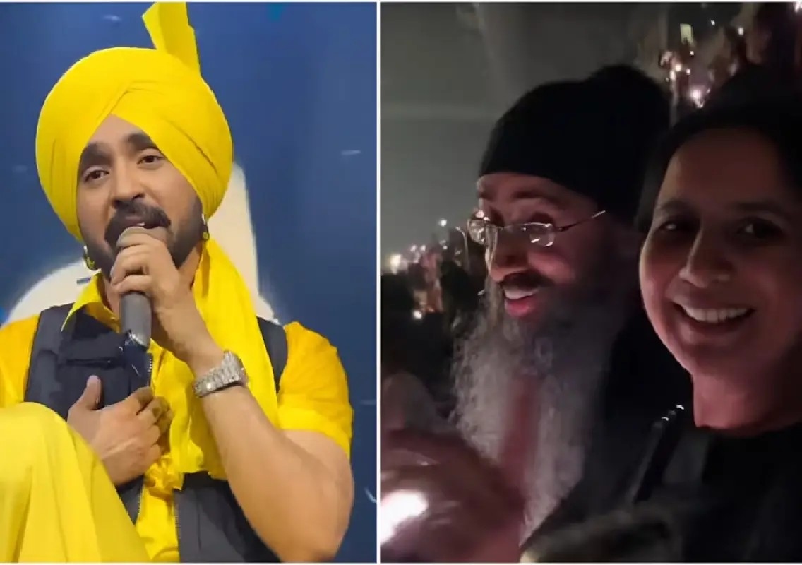 Couple reunite with Diljit Dosanjh 22 years after their wedding performance - News Karnataka