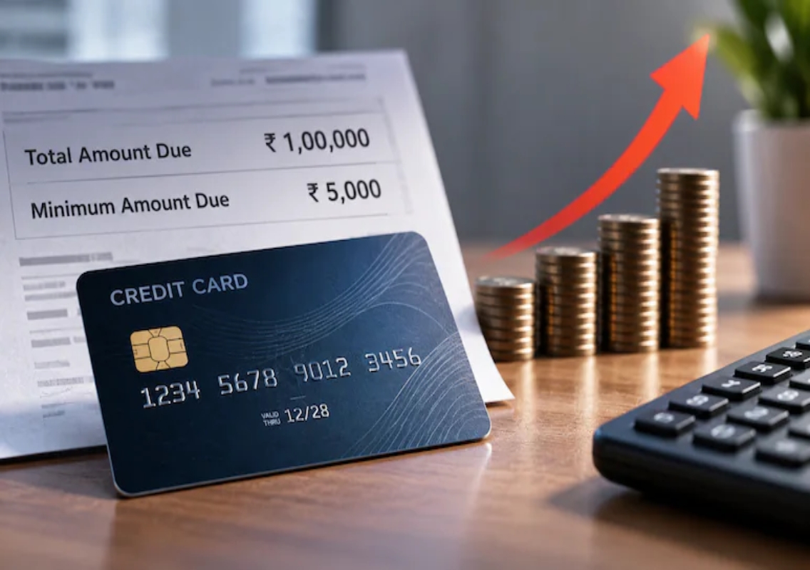 ₹1 lakh credit card bill: Minimum due explained - News Karnataka