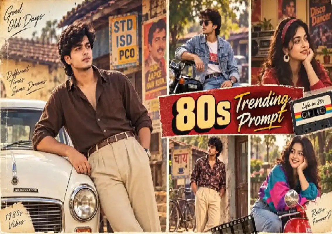 Cyber experts warn against viral AI-powered 80s photo trend - News Karnataka