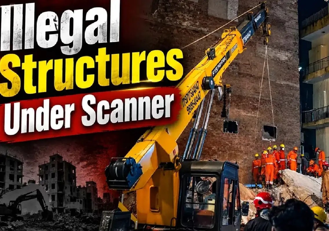 Delhi orders immediate sealing of illegal buildings above four floors - News Karnataka