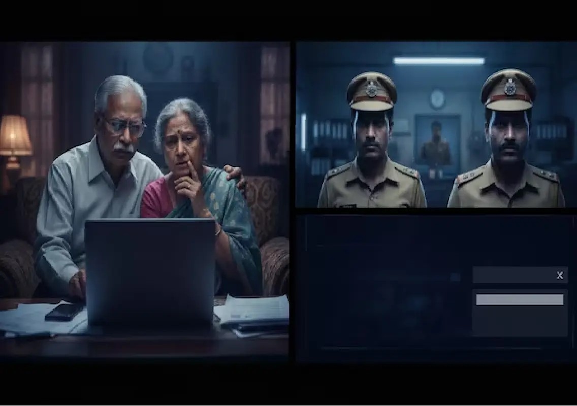 Elderly couple trapped for hours in shocking digital arrest scam - News Karnataka