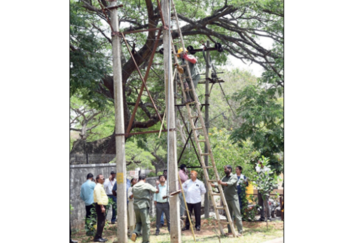 CESC powerman critically injured in Mysuru - News Karnataka