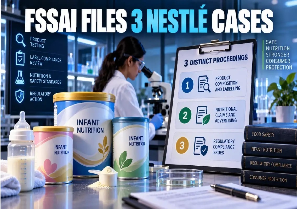 FSSAI files three cases against Nestlé over baby food products - News Karnataka