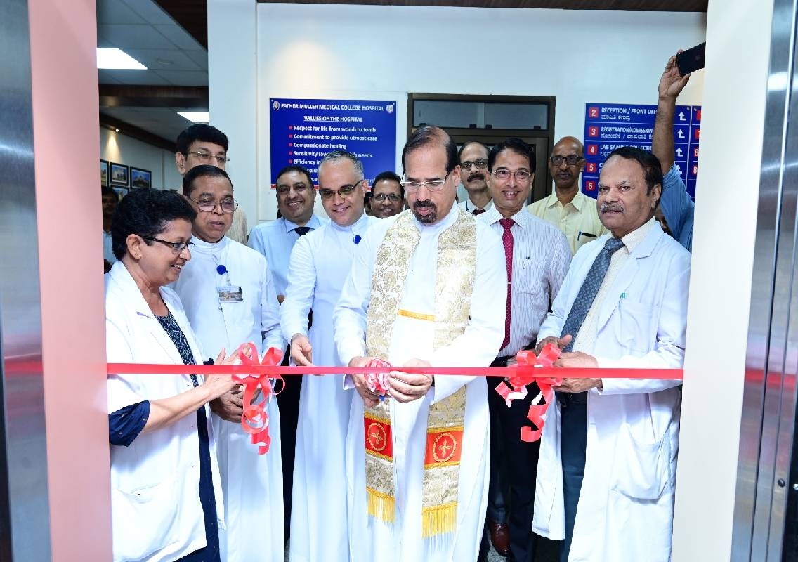 Father Muller commissions Karnataka’s first Shimadzu Trinias C12s - News Karnataka