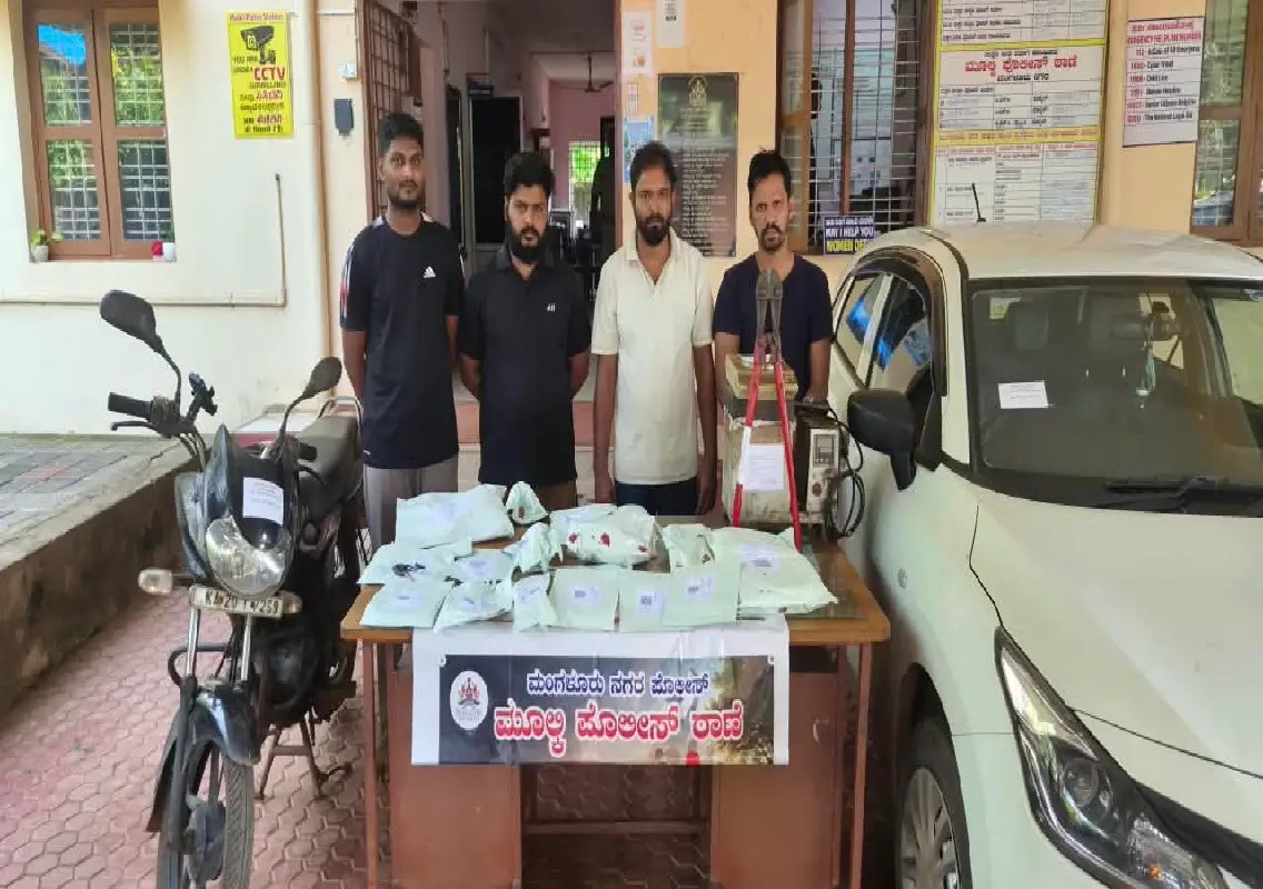 Four held in Mulki temple theft case, valuables worth Rs 17.20 lakh seized - News Karnataka