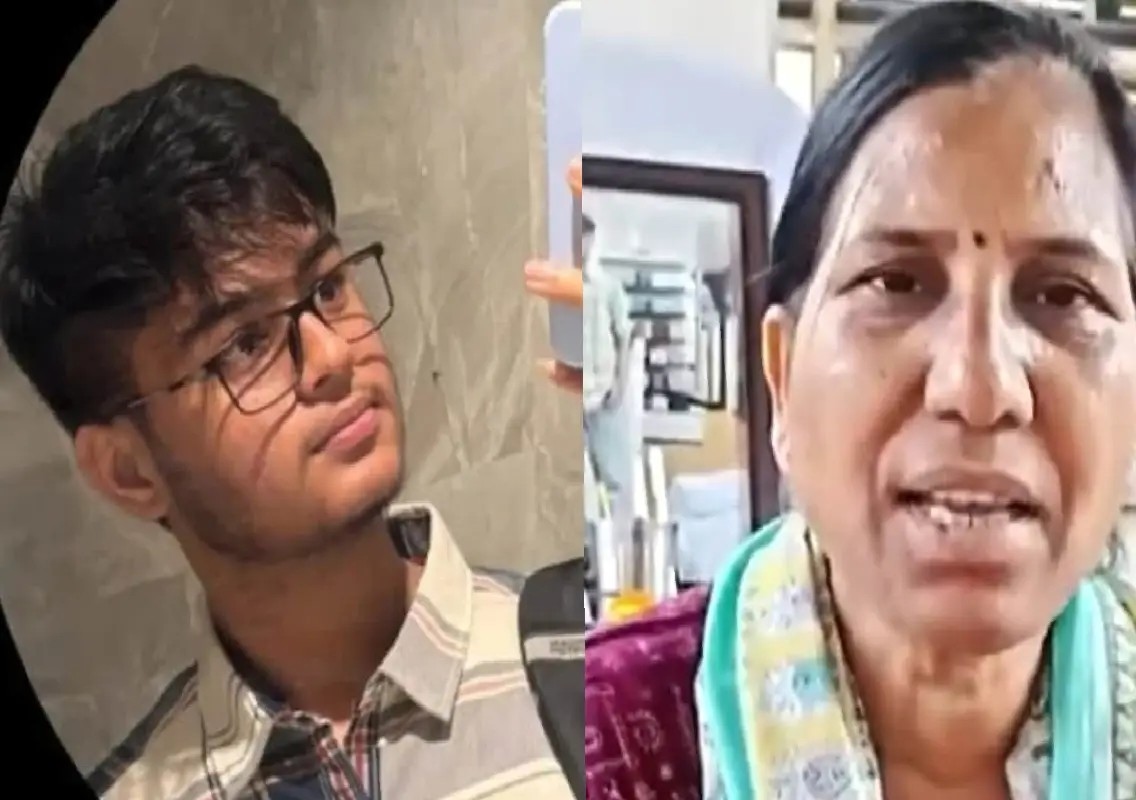 Grandmother breaks down after IIT Bombay student's death - News Karnataka