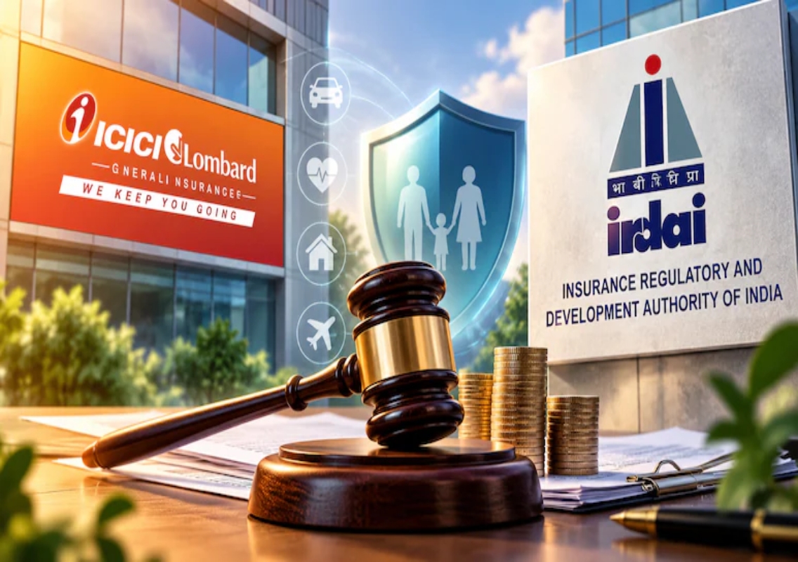 IRDAI fines ICICI Lombard Rs 1 crore - News Karnataka