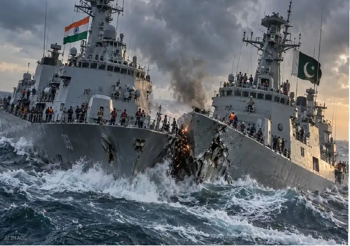 India protests Pakistan after naval ships collide in Arabian Sea - News Karnataka