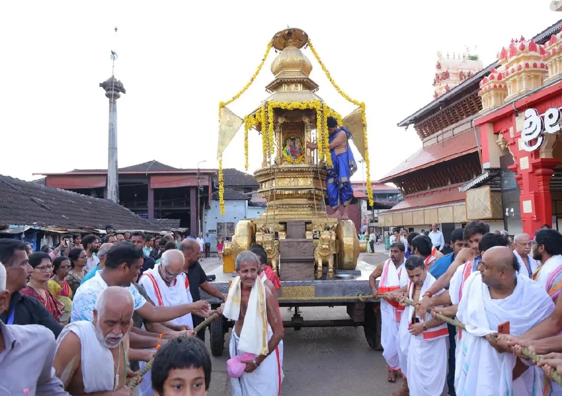 Jagannatha Dasa’s works showcased in procession at Udupi Ratha Beedhi - News Karnataka