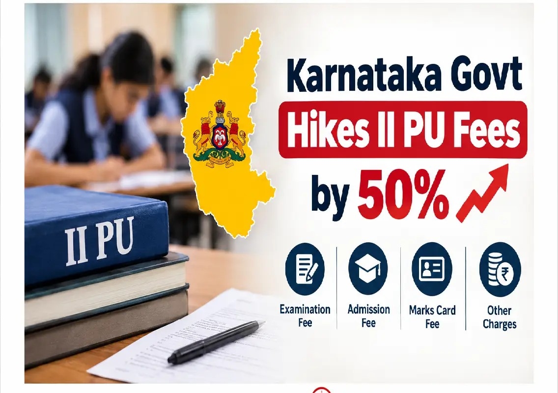 Karnataka hikes II PUC exam fees by 50% from current academic year - News Karnataka