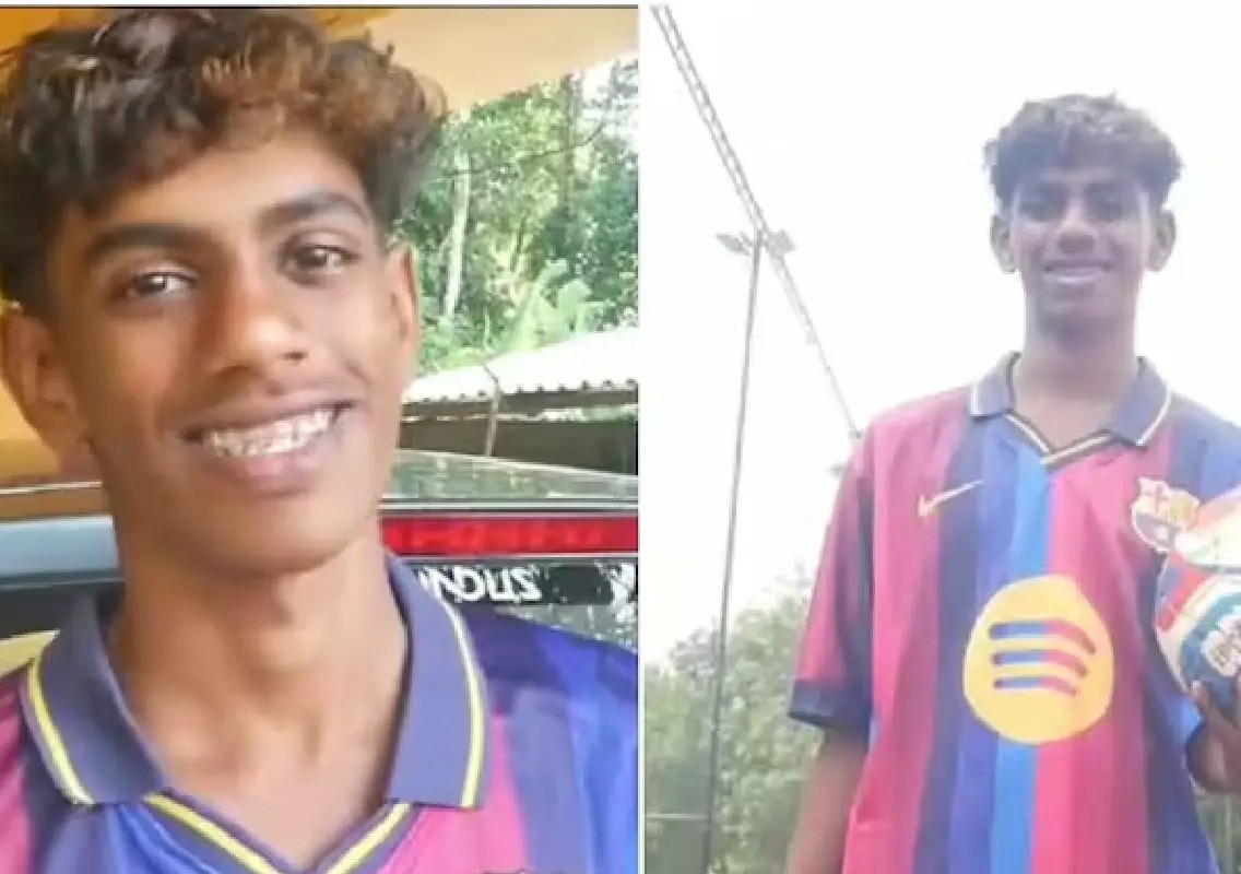 Kerala teenager goes viral for uncanny Lamine Yamal resemblance - News Karnataka