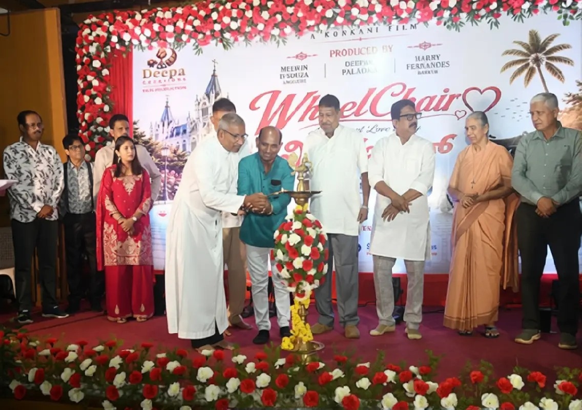 Konkani film ‘Wheel Chair’ launched with muhurat in Mangaluru - News Karnataka