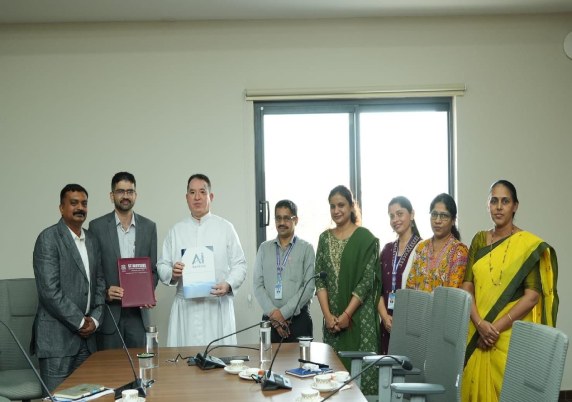 St Aloysius University signes MoU with AI Sankalp - News Karnataka