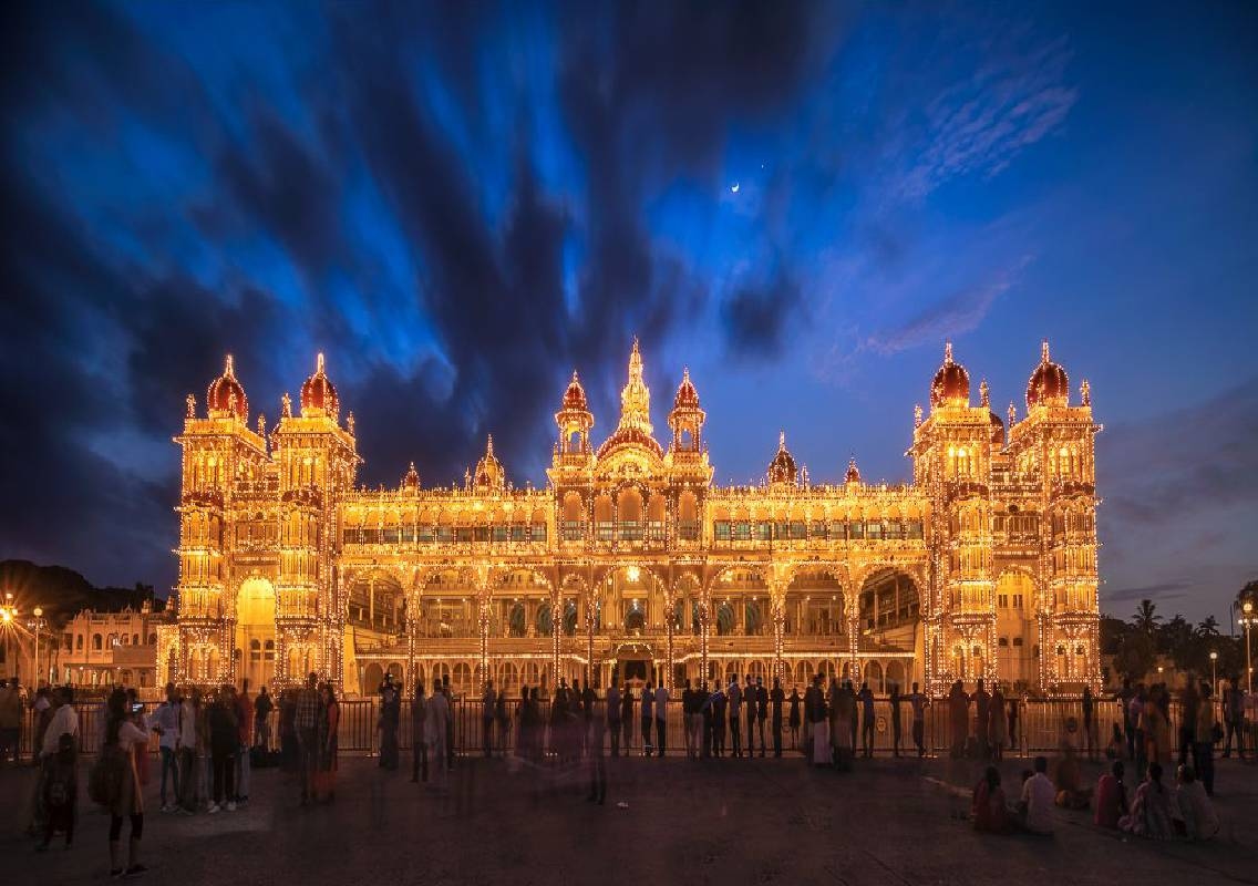 Mysuru Palace, KRS Dam lit up for DKS govt’s 100 days - News Karnataka