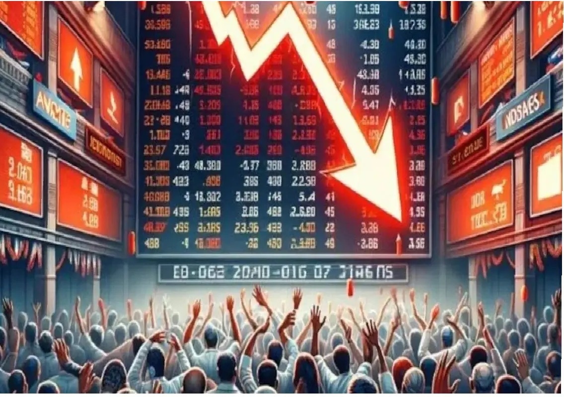 Nifty falls near 23,200 as Sensex plunges over 650 points - News Karnataka