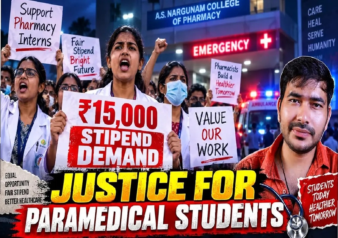 Paramedical students seek Rs 15,000 monthly stipend for training - News Karnataka