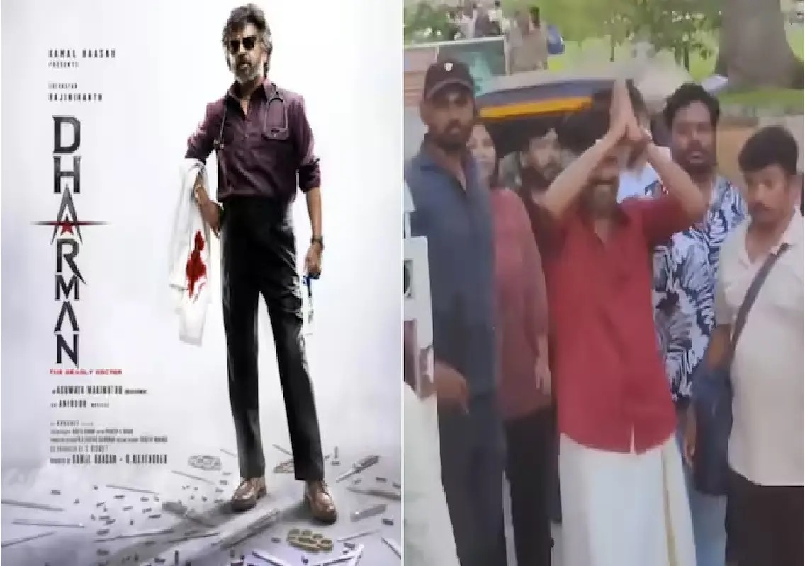 Rajinikanth arrives at Mysuru film set in an autorickshaw, greets fans: WATCH - News Karnataka