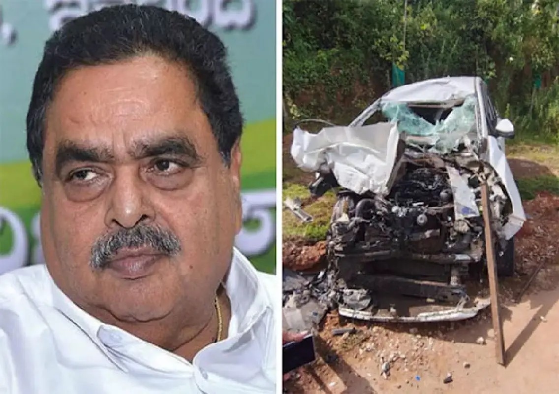 Ramanath Rai discharged from hospital after Karkala road accident - News Karnataka