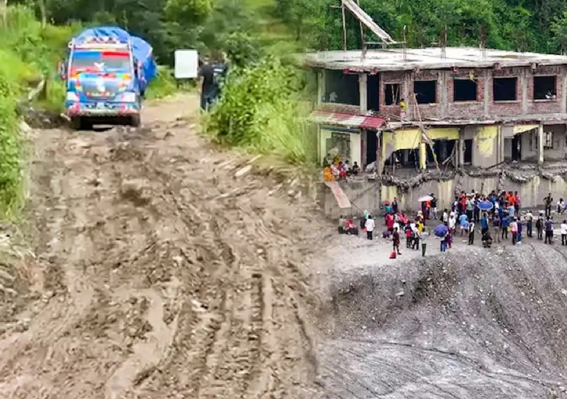 Relief convoys battle damaged roads to reach flood-hit Nepal - News Karnataka