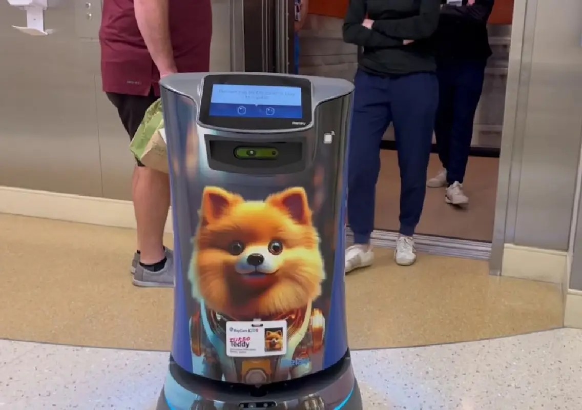 Robot dog brings medicines to children in hospital - News Karnataka