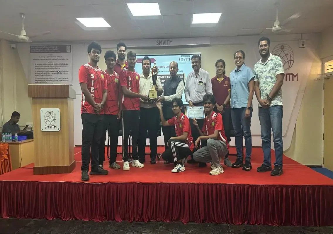 SJEC men’s table tennis team wins VTU Mangaluru Division title - News Karnataka