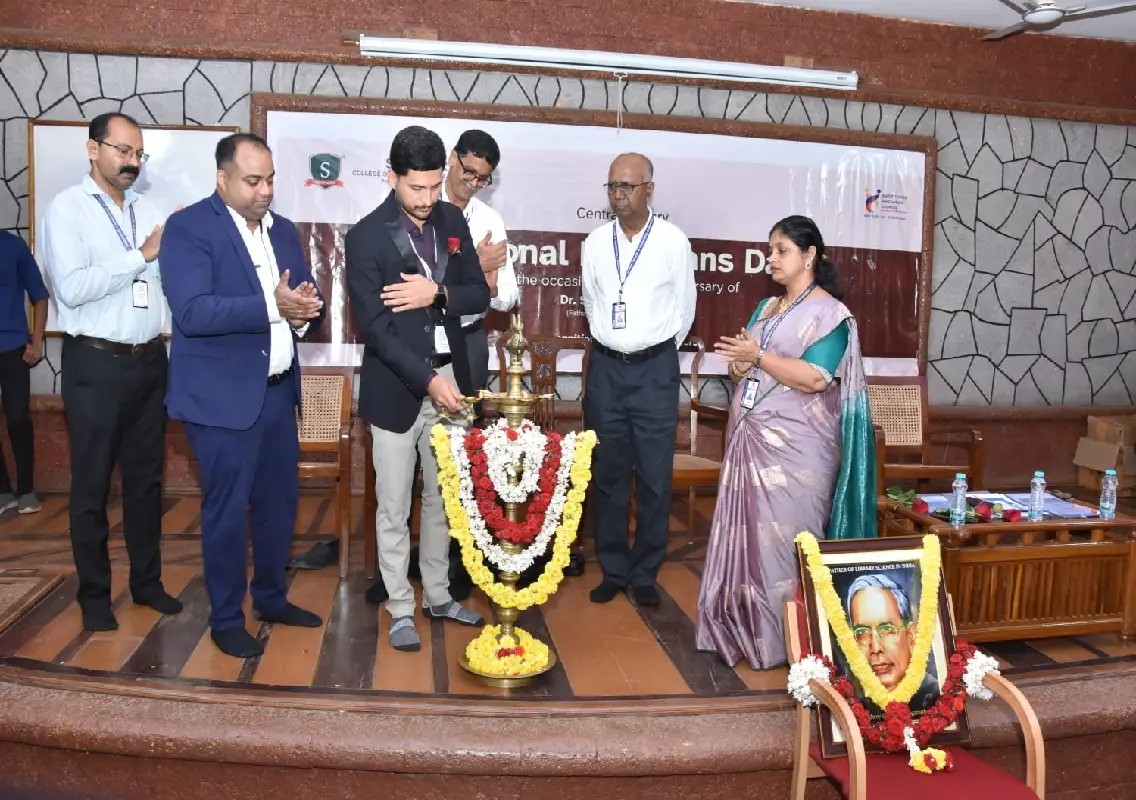 Sahyadri College hosts National Librarians’ Day programme - News Karnataka