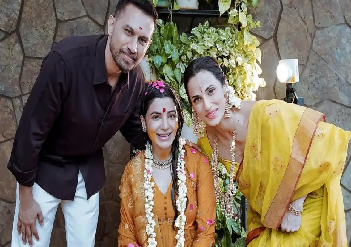 Samantha Ruth Prabhu celebrates traditional godh bharai ceremony - News Karnataka