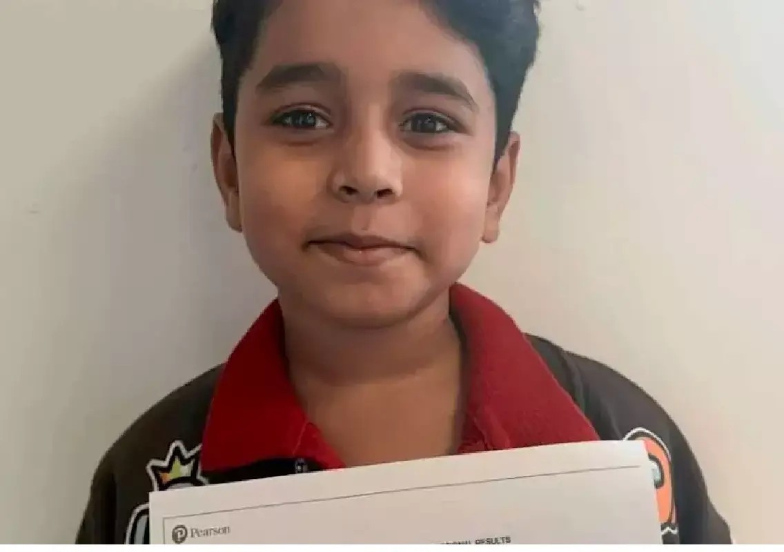 Seven-year-old Indian-origin boy aces GCSE maths in UK - News Karnataka