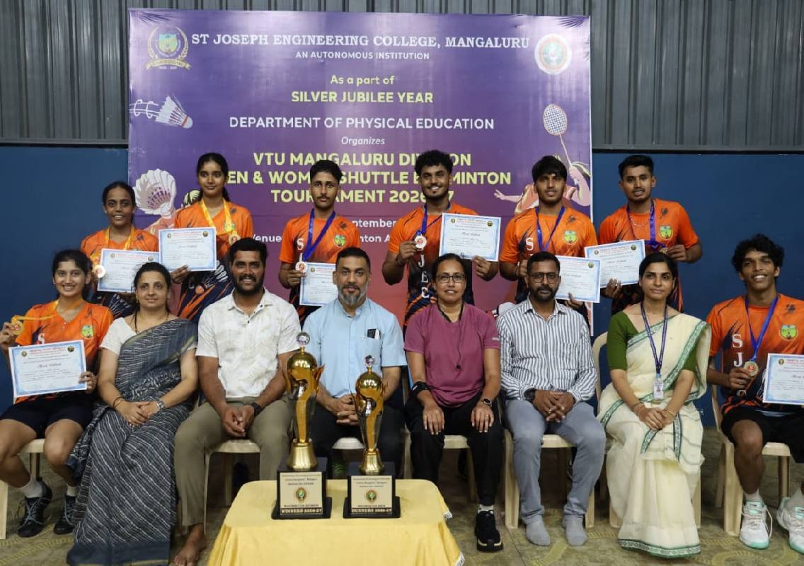 SJEC women win VTU Mangaluru badminton tournament - News Karnataka