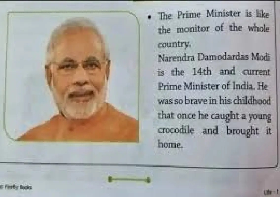 Teacher recalls PM Modi’s school days and baby crocodile story - News Karnataka