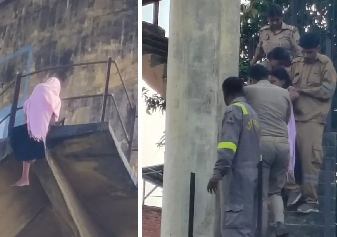 Teen climbs water tank after mother scolds her over phone call - News Karnataka