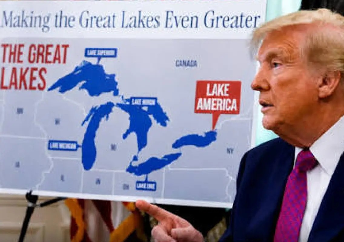 Trump asks Apple to rename Lake Ontario ‘Lake America’ - News Karnataka