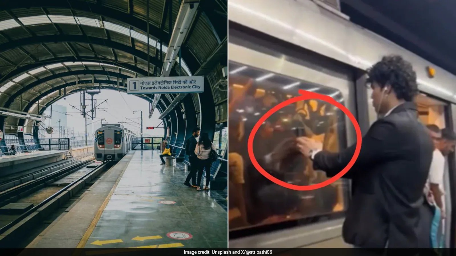Viral metro reels raise fresh questions about public boundaries - News Karnataka