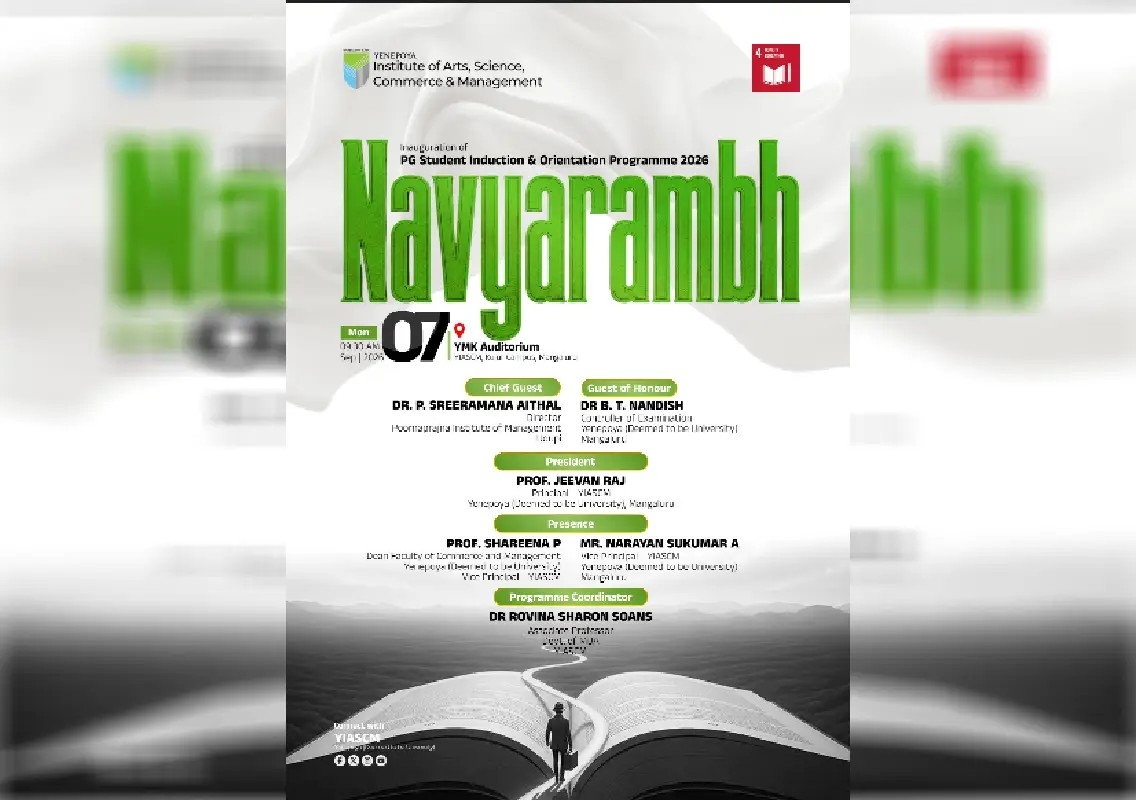 Yenepoya Institute to host Navyarambh for incoming PG students - News Karnataka