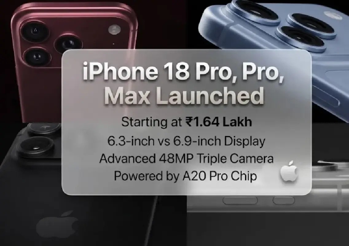 iPhone 18 Pro India price starts at ₹1.64 lakh - News Karnataka