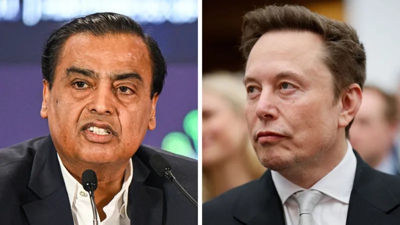 Why Musk is challenging Ambani over Starlink in India - News Karnataka