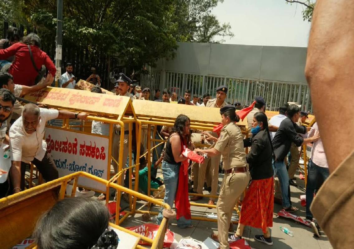 Bengaluru police detain AISA students over SIR protest - News Karnataka