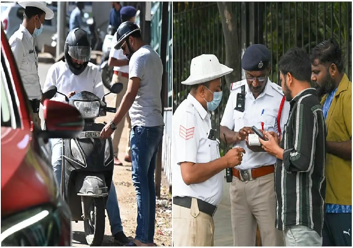 Bengaluru records 24.5 lakh traffic violations in eight months - News Karnataka