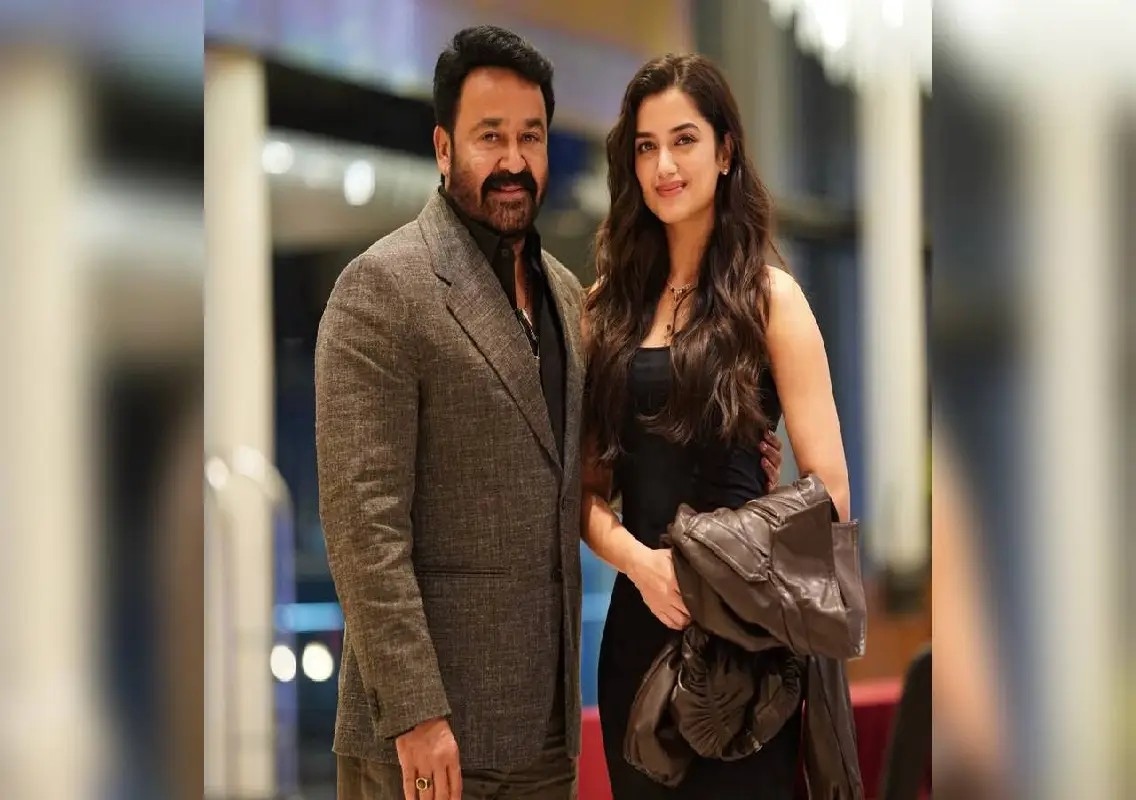 Bhagyashrii Borse calls working with Mohanlal a blessing - News Karnataka